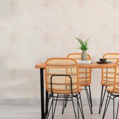 Papel de Parede Adesivo Mármore Bege N010141 Rolo 0,58x3M - Adesivo BR