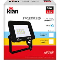 Reflet.C/Led Kian Giii 10W 6500K Ip65, 10W, 1, Bivolt