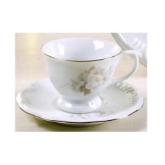 Xícara Chá Pires 20 Linha Pomerode Vitória Porcelana Schmidt