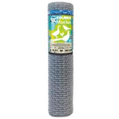 Tela Coleira Branca para Galinheiro 2 x 22 x 1,50m 50m - Morlan