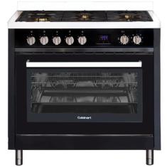 Fogão Cuisinart Arkton 5 Bocas 90Cm Preto Inox 4092740104, 220V, Preto