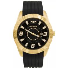 Relógio Masculino Dourado Technos Original 2115Kza/8P