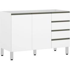 Balcão De Pia Sem Tamp 120cm Branco