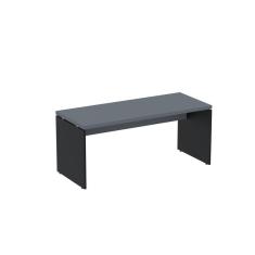 Mesa para Escritório Diretor 120x60cm PE40  Grafito/Preto
