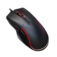 JUSHZ Mouse de computador para laptop USB com fio dispositivo apontador de mouse design ergonômico leve portátil sem som rolagem ao toque mouse óptico silicone rolo antiderrapante uso no escritório