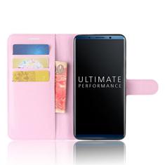 NEKOYA Capa carteira para Huawei Mate10 Pro, capa carteira flip de couro PU premium com compartimento para cartão, suporte e fecho magnético [capa interior à prova de choque de TPU] Compatível com