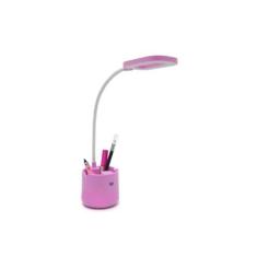 Luminaria abajur touch sem fio haste flexivel dp-6046 - rosa - LUATEK
