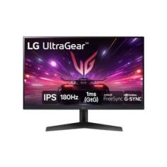 Monitor Gamer LG UltraGear 24” IPS, 180Hz, 1ms (GtG) NVIDIA® G-SYNC® , AMD FreeSync™, HDR10, sRGB 99% - 24GS60F-B