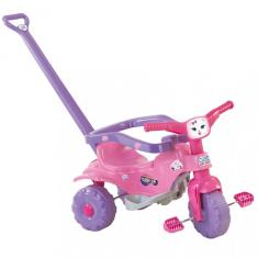 Triciclo Tico Tico Pets Rosa - Magic Toys