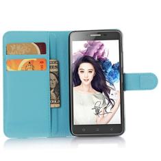 Capa carteira para Lenovo A3690, capa carteira flip de couro PU premium com compartimento para cartão, suporte e fecho magnético [capa interna de TPU à prova de choque] compatível com Lenovo A3690