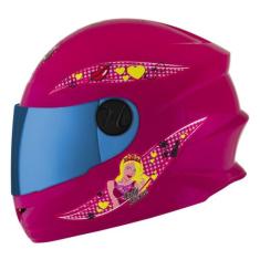 Capacete Fechado Mixs Start Infantil Selfie, ROSA, 54