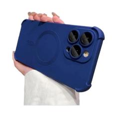 Capa De Almofada De Ar De Silicone Fosco Para Iphone 16 15 14 13 12 Pr