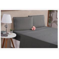 Jogo de Cama Com Lençol Para Cobrir 180 Fios Macio Casal King Palha - 