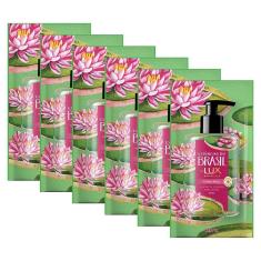 Kit 6 Refis Sabonetes Líquidos Lux Essências do Brasil Vitória Régia 240ml cada