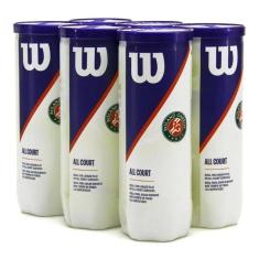 Bola De Tênis Wilson Roland Garros All Court Pack C/6 Tubos