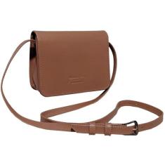 Bolsa Feminina Delicada Pequena BolsinhaTiracolo Transversal Couro - A