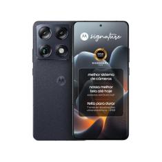 Smartphone Motorola Signature 512GB 5G 24GB RAM Preto 6,8" Câmera Trip