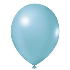 Balão Azul Claro de Látex - 9 Polegadas - 50 Unidades