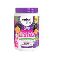 Creme para Pentear Salon line Uva Kids Cachinhos Brilhantes 1kg