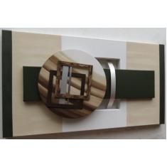 Quadro Abstrato 55x100cm - Josue Quadros