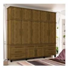 Guarda Roupa Triplex Diamante Imbuia  Fabri Móveis - FabriMóveis