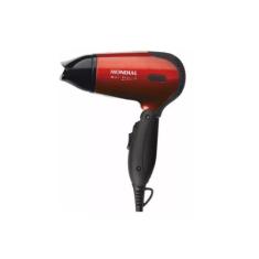 Secador de Cabelo Mondial Max Travel SC-10 Vermelho e Preto, 110V/220V
