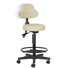 Mocho Alto Ergonômico Bege Plus Cadeira Brasil CB 1594, Bege