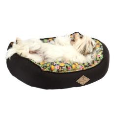 Cama Fruit para Cachorro e Gato Pet - Bichinho Chic, Preto, G
