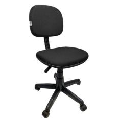 Cadeira Secretaria Giratória De Escritório Com Regulagem de Altura em 