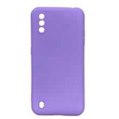 Capa Capinha Case Samsung Galaxy A01 Silicone Aveludada com proteção d