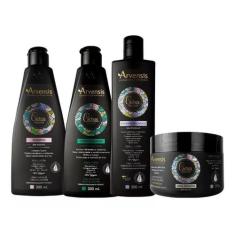 Kit Arvensis Cachos Sh.+ Cond + Ativador 500Ml + Geleia