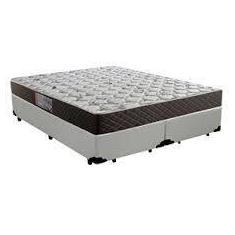 Cama Box Queen Colchão Mola Ensacada Belos Sonhos + Box Sintético 67x1