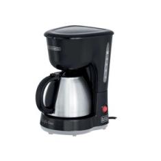 Cafeteira Elétrica Black+Decker CM15 15 Cafés Jarra em Inox Preto 110V