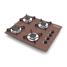Cooktop 4 bocas Chamalux ultra chama marrom T.C