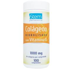 Colágeno Hidrolisado com Vitamina A 1000mg Stem com 100 comprimidos 100 Comprimidos