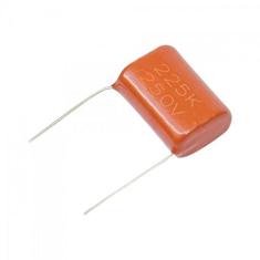 Capacitor Poliester Bipolar 2M2 X 250V CAPC0001 Laranja STORM