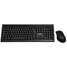 Teclado e Mouse Sem Fio Satellite AK-726G Preto (Portugues)