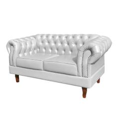 Sofá Dom Pedro Namoradeira Chesterfield Vintage Courissimo Bella Decor