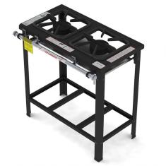 Fogão Industrial Gastromaq 2 Bocas Simples Baixa Pressão Fg302ls