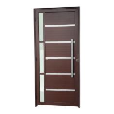Porta Lambril Miraggio Com Puxador Super 25 210cm X 100cm Brimak Corten