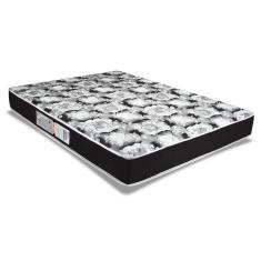 Colchão Queen Espuma D33 Supreme Prtó Saúde Black (158x198x17) Luckspuma
