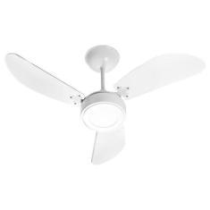 Ventilador de Teto Venti-Delta New Light Led com 3 Pás Branco, 110V