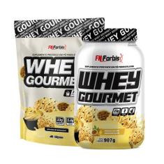 Kit Pote + Refil Whey Protein Gourmet - FN Forbis Nutrition, Único, Mo