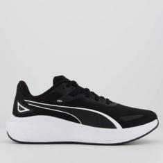 Tênis Puma Skyrocket Lite Preto e Branco-Unissex
