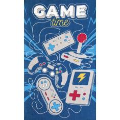 Toalha de Banho Infantil Felpuda Dohler Game 02 70cm