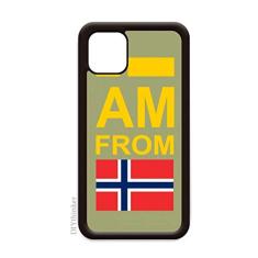Capa I Am from Noruega para iPhone 12 Pro Max para Apple Mini Mobile Case Shell