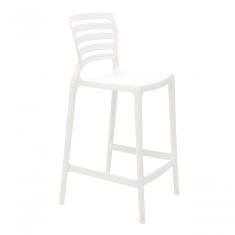 Banqueta Sofia Alta Branca Tramontina