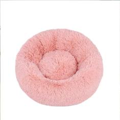 KAIJIE Cama calmante para cães e gatos, cama redonda macia e aconchegante para cães e gatos pequenos, médios e 50 cm de diâmetro