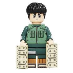 Boneco Blocos De Montar Rock Lee Naruto Mangá