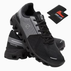 Tênis Esportivo Masculino Cadarço Academia Fitness + Carteira-Masculino